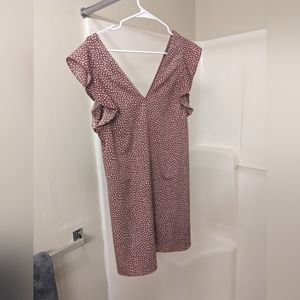 Express Mini Polka Dot Dress